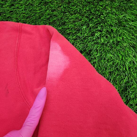 Vintage Champion Sweatshirt Womens Large 21x23 Script Logo - Picture 6 of 16